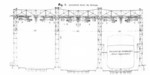 Cross section drawing of the slipways of Vulcan/Howaldtswerke shipyard, Hamburg, Germany, date unknown