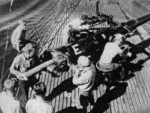 Deck gun crew aboard USS S-27, date unknown