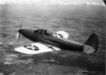 XFL Airabonita prototype aircraft in flight, 16 Jul 1940, photo 2 of 2