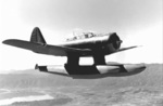 N-3PB aircraft of Royal Norwegian Navy Air Service in flight over Lake Elsinore, California, United States, early 1941