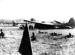CG-4A gliders on the ground after delivering troops near Wesel, Germany as part of Operation Varsity, 24 Mar 1945.