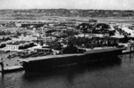 USS Shangri-La at Naval Air Station North Island, San Diego, California, United States, Dec 1945