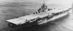 USS Shangri-La underway, early 1950