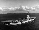 USS Shangri-La underway, 1950s