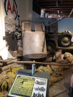 Quad Browning M2 machine gun mount on display at the Military Technology Museum of New Jersey, Wall, New Jersey, United States, 11 Jun 2023
