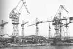 View of Cantieri Tosi, Taranto, Italy, 1947