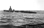 USS Spearfish off Mare Island Naval Shipyard in California near the end of her overhaul period, 30 Sep 1944. Photo 1 of 2.