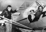 Pilot C. Alfred Anderson and passenger US First Lady Eleanor Roosevelt, Tuskegee, Alabama, United States, 11 Apr 1941