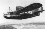 French 130 flying boat in flight, date unknown