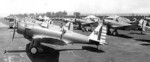 A-17A aircraft of USAAC 8th Attack Squadron at rest, 1936