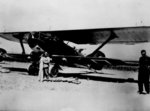 Turkish female aviator Sabiha Gökçen with a Bre.19 light bomber, Turkey, 1937-1938