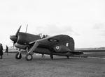 Buffalo Mark I fighter at Aeroplane and Armament Experimental Establishment, Boscombe Down, Wiltshire, England, United Kingdom, 24 Feb 1941