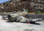 Recovered wreckage of a F4U Corsair fighter found off Sicily, Italy, 8 Aug 2007
