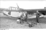 German Luftwaffe airborne troops loading a DFS 230 glider, Italy, 1943