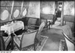 Passenger lounge aboard Do X aircraft, Aug 1930, photo 2 of 2