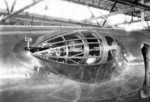 Waist blister turret of prototype bomber XB-17, which was not adopted in the final design of the B-17 Flying Fortress bomber, circa Jul 1935
