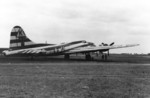 B-17E formation aircraft of the 379th Bomber Group of the US 525th Bomber Squadron, RAF Kimbolton, Huntingdon, Cambridgeshire, England, UK, 24 Jul 1944