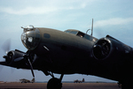 YB-17 Flying Fortress bomber at rest at Langley Field, Virginia, United States, May 1942, photo 2 of 2; note B-18 Bolo and two A-20 Havoc aircraft in background