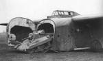 M22 Locust light tank leaving a Hamilcar glider, 1945; note 