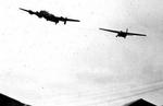 Halifax bomber towing Hamilcar glider, date unknown