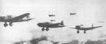 A group of Ki-32 aircraft in flight, date unknown
