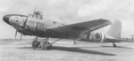 Japanese MC-20-II civilian transport aircraft at rest, 1940s