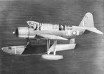 Float variant of the Vought OS2U Kingfisher of the RAAF 107 Squadron in flight, 1942-1945