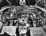 Cockpit of a B-24 Liberator bomber, date unknown
