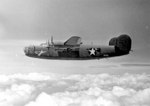 B-24 Liberator bomber in flight over eastern China, Feb-Jun 1943