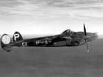P-38G Lightning aircraft of 55th Fighter Group, 338th Fighter Squadron based at RAF Nuthampstead, Hertfordshire, England, United Kingdom, Jan-Apr 1944