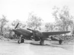 P-38G Lightning escort fighter at Jackson Field, Port Moresby, New Guinea, 1942