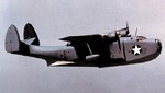 US Navy PBM-3 Mariner aircraft of Patrol Squadron VP-204 in flight, 1942-1943