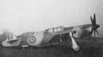 British Mustang X fighter AM203 at rest, 1942