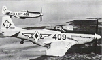 P-51 Mustang fighters of the Philippine Air Force, circa 1950s