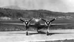 P.111 aircraft at rest, Villanova d’Albenga, Savona, Italy, 1941, photo 2 of 3