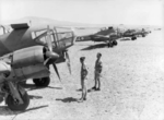 Captured French Potez 63.11 aircraft, Aleppo, Syria, 1941