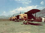 Ro.37 Lince aircraft of the Italian 39th Squadron in Bulgaria, 1942, photo 1 of 2