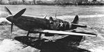 American Spitfire V fighter of 309th Fighter Squadron of US 31st Fighter Group based at at Atcham Airfield, England, United Kingdom, May 1942 to Jun 1943