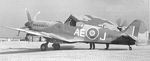 Canadian Spitfire F. MK XIV fighter of the 402 Squadron RCAF, date unknown