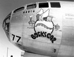 Nose art of B-29 Superfortress bomber 