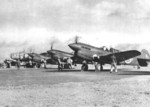 Captured P-40 fighters with Japanese markings, date unknown
