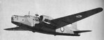 Wellington bomber in flight, date unknown