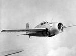 XF4F-3 prototype Wildcat in flight, 3 Apr 1939