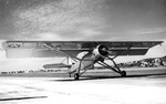 YO-51 Dragonfly prototype aircraft preparing for takeoff, 1940
