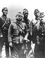 Japanese officers at the Aleutian Islands, circa 1942-1943