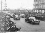 Adolf Hitler parading in Vienna in occupied Austria, 14 Mar 1938