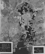 USAAF study of damage to Nagoya, Japan done by aerial bombing on 14 and 17 May 1945