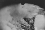 Tarumizu, Japan under aerial attack, 1945