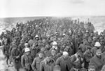 A column of Italian prisoners captured during the assault on Bardia, Libya, 6 Jan 1941