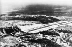 Henderson Airfield seen from the air, Guadalcanal, Solomon Islands, Aug 1944